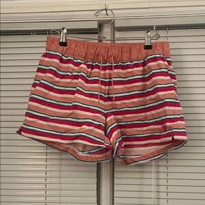 The North Face Class V Women's Coral Striped Athletic Shorts